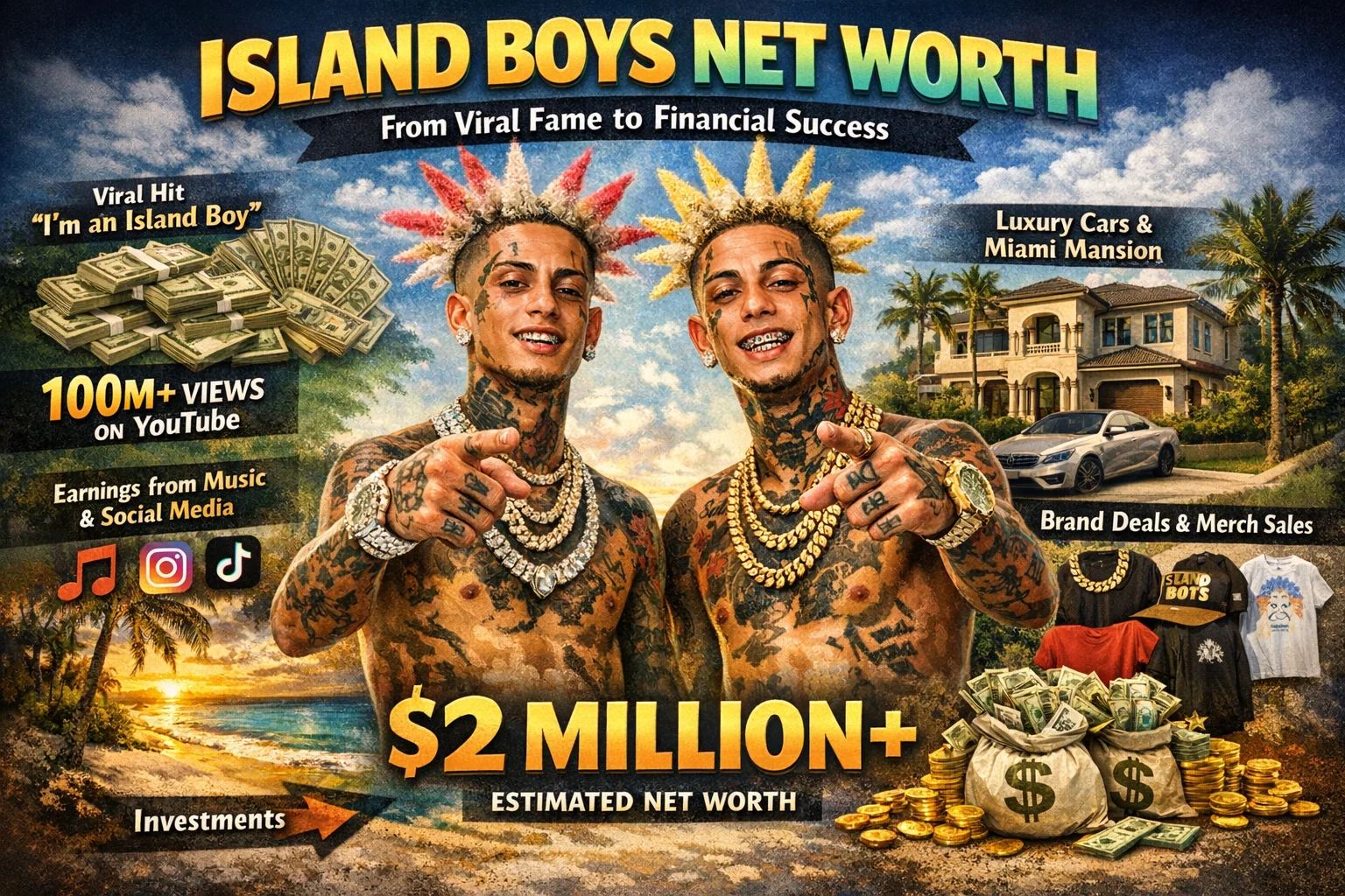 Island Boys Net Worth