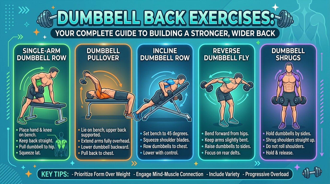Dumbbell Back Exercises